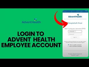 How to Login to Advent Health Employee Account 2024?