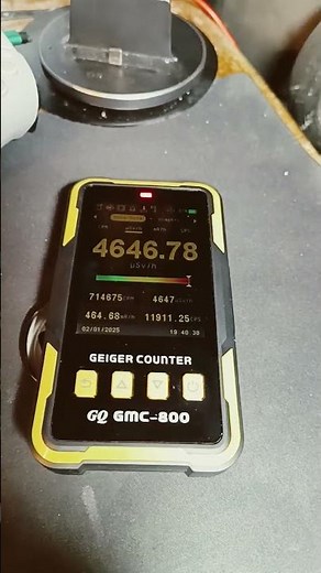 GQ GMC-800 Geiger Counter overload test #radiation