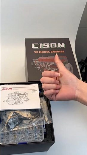 Unboxing this beast of CISON V8 ENGINE #gasolineengine #automobile #car #fyp #foryou #gift #cison