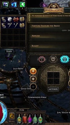 Using the new map device #gaming #poe #pathofexile