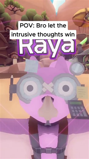 When your intrusive thoughts win.. almost😭 #vrgames #runuts #fyp