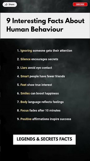 9 Interesting Psychology Facts About Human Behavior | Mind-Blowing Human Nature Facts