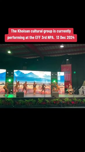 Khoisan Cultural Performance at EFF 3rd NPA Event