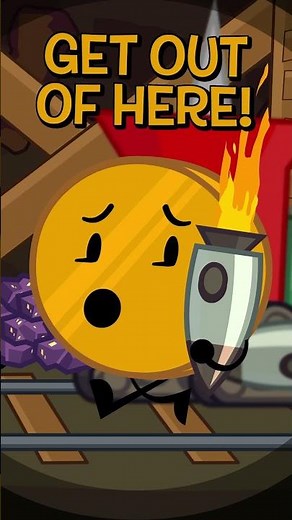 Coiny & Pin VS. Evil Leafy #bfdi