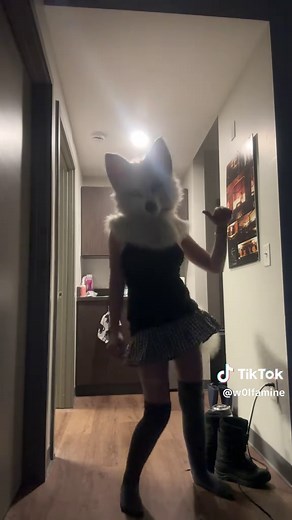 thanks for 45k here is the thing that people are doing #realisticfursuit #wolf