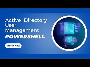 Active Directory User Management with PowerShell | Beginner Tutorial | IAM