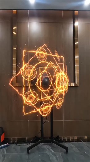 3D hologram fan utilizes LED lights and a spinning fan to create a persistence of vision effect, tricking the viewer's brain into perceiving a holographic image or video floating in mid-air. Mind Spirit Design offers 3D hologram technology, reach out to us to elevate your events & exhibitions with our innovative hologram display solutions. . . . . (Credit - @totemlighting ) #advertisement #advertisment #advertise #advertising #hologram #holographic #futuretech #hightech #3d #holograms #fishes #a