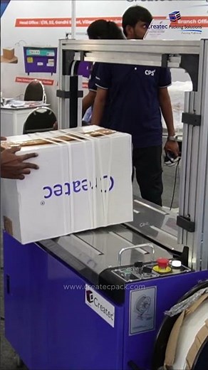 Fully Automatic Strapping Machine | Topack Expo live Demo | Packing machine