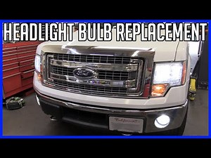 Ford F-150 headlight bulb replacement