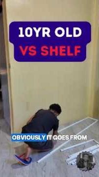 Letting my 10 year build a shelf from scratch