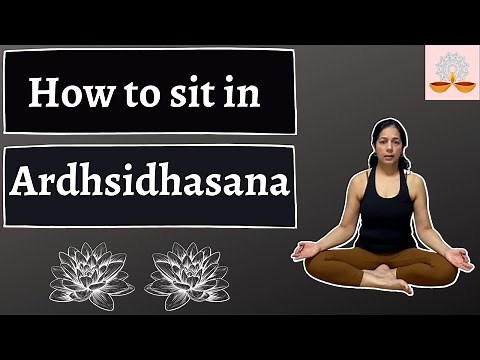 How to sit in Ardhsidhasana
