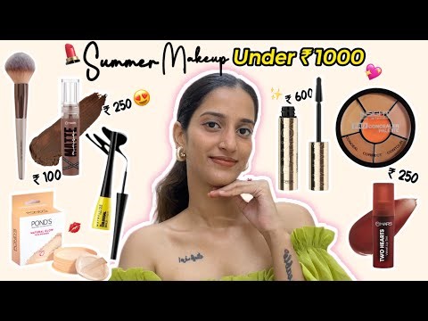 🌤️ Summer Makeup💄 *UNDER ₹ 1000* 💖