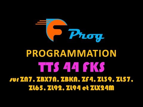Télécommande TTS44FKS sur ZN7, ZBX7N, ZBKN, ZF4, ZL39, ZL57, ZL65, ZL92, ZL94, ZLX24M CAME