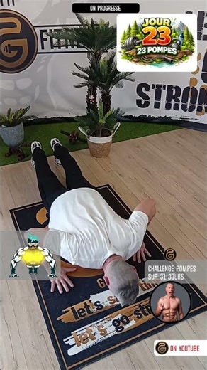 Jour 23 🔥 La fin du challenge se rapproche – 23 Pompes (Défi 31 Jours)