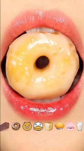 ASMR EMOJI FOOD 🎂🥜🍲🥩🌮🍆 | Satisfying Lips ASMR Eating Sounds (No Talking) #asmrsounds #asmr