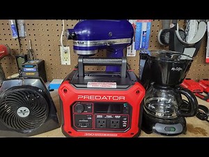 Predator 350W Power Station - Will it Brew Coffee? Or Bake a Cake?