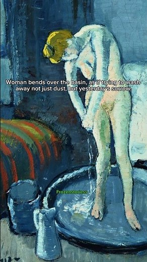 The Blue Room (1901): The Hidden Story of Loneliness and Silent Hope 💙#painting #explained #shorts