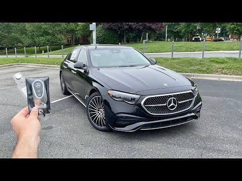 2024 Mercedes Benz E350: Start Up, Test Drive, Walkaround, POV and Review