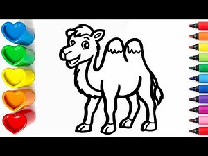 🐪How To Draw a Cute Camel | Easy Step By Step Tutorial #21