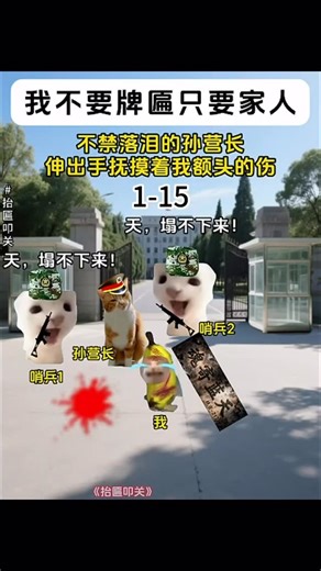 《抬匾叩关》我不要牌匾只要家人... 1-15集 . . . . #猫meme #搞笑 #猫meme小剧场 #fyp #热门 | Yu Hao