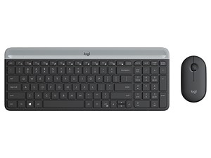 Logitech MK470 Slim Wireless Keyboard & Mouse Combo - Graphite (920-009182) | Keyboard & Mouse Set