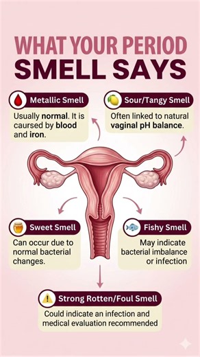 Not All PERIOD SMELL Are The Same. Some are Completely Normal, Others May Be Telling You Important😱
