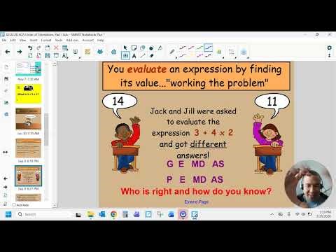 Order of Operations, Part I