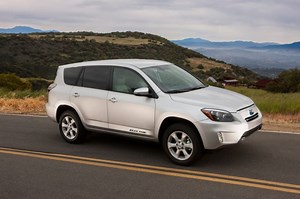 Energy saving features of the Toyota RAV4 EV improves total driving range