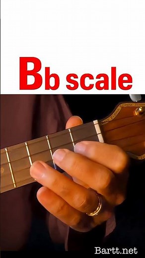 Learn Bb scale ukulele. Play, strum & pick w/this tutorial. More @ Bartt.net Share if ya want more!