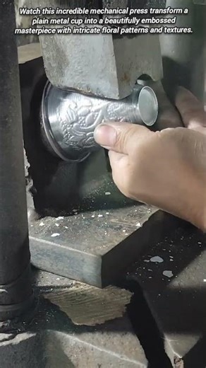 Professional Mechanical Press For Detailed Metal Cup Embossing Designs
