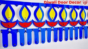 1.7K views · 28 reactions | A beautiful Paper Diya toran for Diwali Decoration. Make it in easy steps at home. https://www.youtube.com/channel/UCVyKRsupeY1aWW71GhQV_PA/artsncraftt?sub_confirmation=1 Subscribe our YouTube Channel on above link to watch more, we have 200+ video uploaded on my YouTube Channel. You will surely love to watch. | Craft Engineer | Facebook