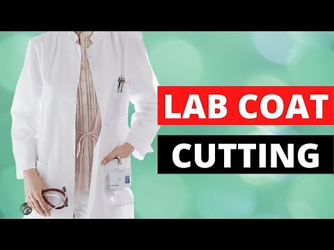 HOW TO MAKE A LAB COAT | Cutting | Doctor's lab coat | Doctor's apron | Medical apron | CuteLuks