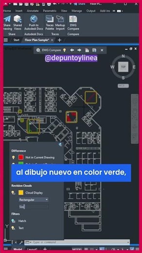 🚀 Aprende a comparar dos dibujos en AutoCAD | Tips AutoCAD