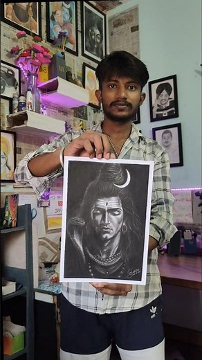 Lord Shiva Drawing ✍️🙏#art #shorts #shiv #drawing #lordshiva #artwork
