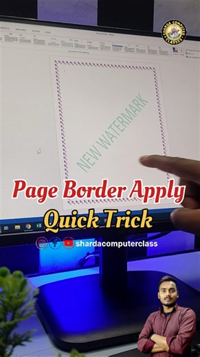 2.7K views · 21 reactions | ✨ How to Make Custom Page Border in MS Word | Page Border Design in Word 2007/2010/2016/2019/2021 ️ | Border Ideas & Tricks . . .. . . #reels #viral #tranding #post #sharda Aniket Kumar #border #tutorial #msword #videoviral | Aniket Kumar | Facebook
