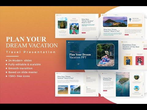 Design Your Dream Vacation Presentation – Travel Planning Made Beautiful!