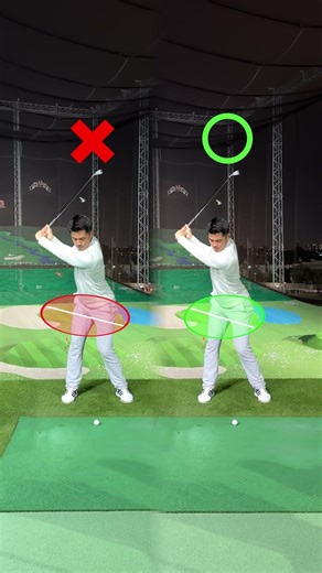 トップの位置からの正しい動きと間違った動き！公式ラインアイアンセット抽選中！登録リンクはプロフィールに貼りました！#ゴルフ練習動画 #ゴルフ #ゴルフレッスン