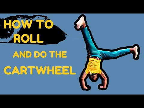 Capoeira Training For Beginners - How to Roll and Do The Cartwheel