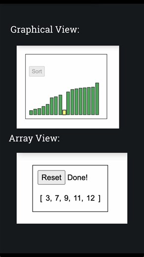 Insertion Sort Algorithm DSA Python #shorts #youtubeshorts