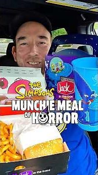 Trying the Jack in the Box x Simpsons Halloween Menu 👻🍔