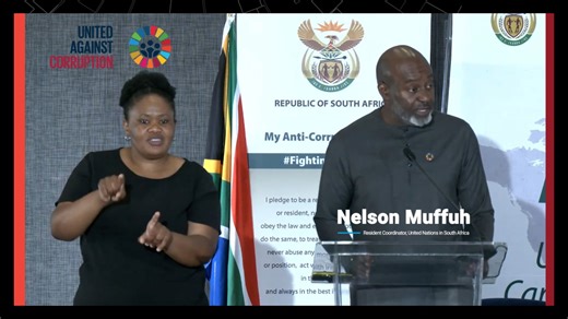 "Corruption is not only a global challenge that undermines democracy and erodes trust in institutions it also impedes sustainable development since it directly impacts the livelihoods of people including those who are most vulnerable" - Nelson Muffuh, United Nations in South Africa, Resident Coordinator. #YearInReview | United Nations in South Africa