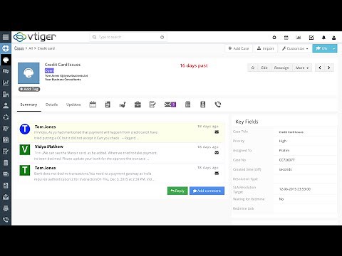 [Vtiger Demo] - Creating an efficient support organization with Vtiger