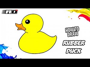 How to draw Rubber Duck