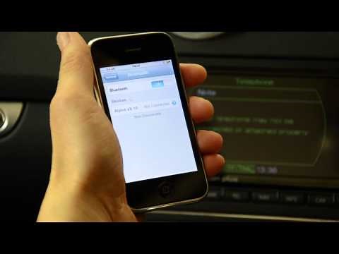 Satnav Systems Tutorials: Pairing a telephone with bluetooth on RNS-E navigation system