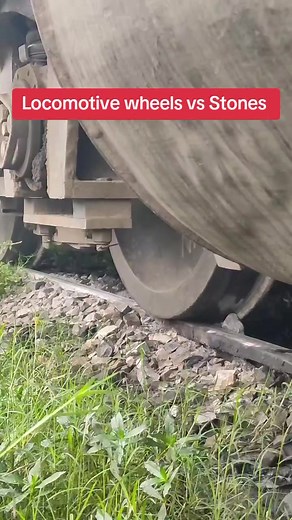 Locomotive Wheels vs Stones: What Happens on the Track
