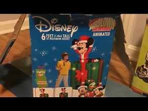 Inflatable Mickey and Minnie pop up(review)