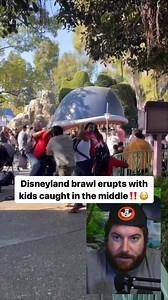 67K views · 610 reactions | Wild Disneyland brawl erupts with kids, strollers caught in the middle | Hard Factor | Facebook