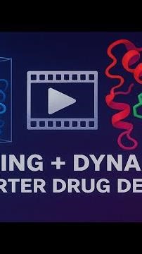 Stop Designing Drugs for Static Proteins! | Drug Discovery using Molecular docking & MD simulation