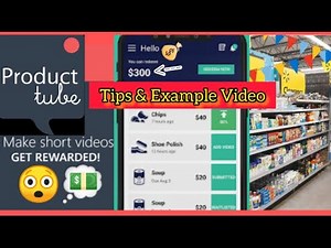 product tube app making video example + Sample How to use & get paid money instructions review demo