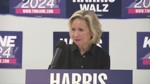 Gwen Walz makes campaign stop in Virginia